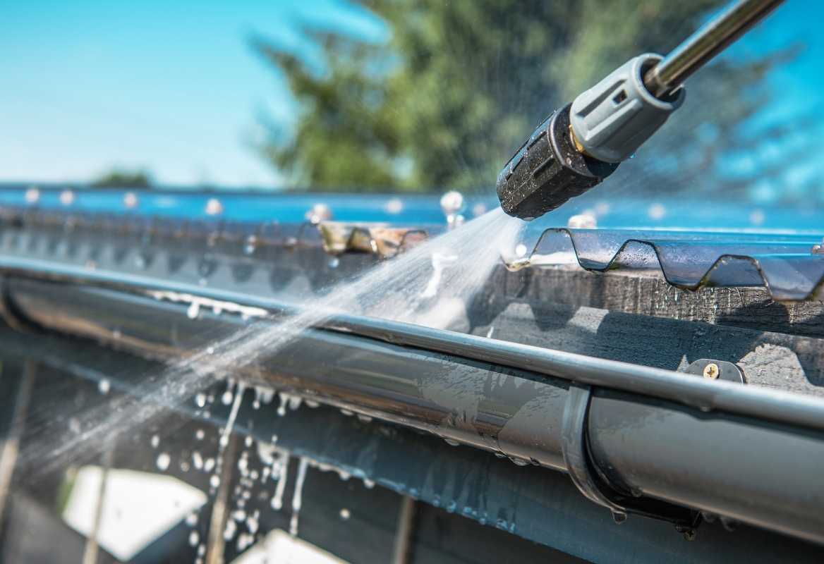 Clog-Free Gutters with Professional Cleaning