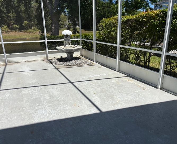 Lanai in Progress – Safe and Effective Soft Wash Lanai in Progress – Safe and Effective Soft Wash
